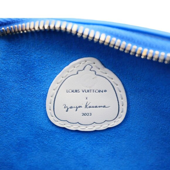 Louis Vuitton x Yayoi Kusama Speedy 20 Bandouliere Crossbody Bag Blue - Picture 13 of 14